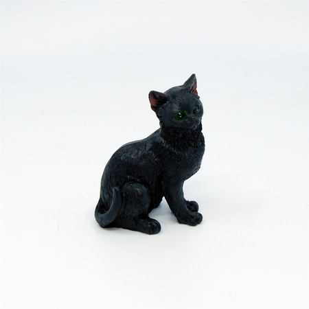 Czarny kot w mini torebce prezentowej wzór 1